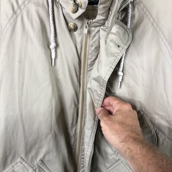 Vintage Authentic Imports Coat Mens Extra Large Tan Duck Down Hunting Jacket - Picture 8 of 12